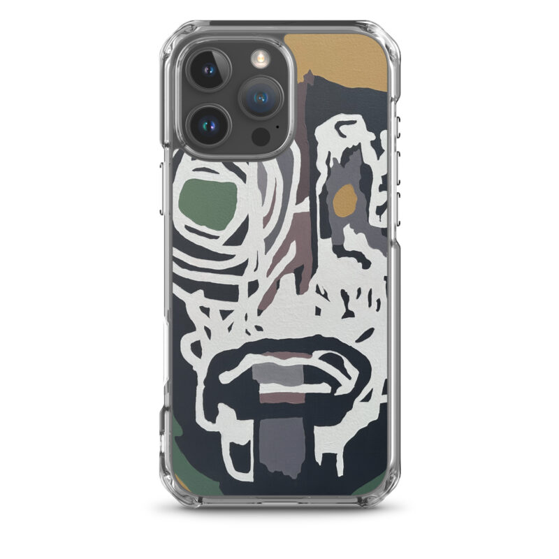 Clear Case for iPhone® | Distorted Face