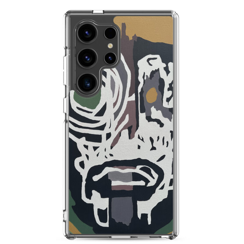 Clear Case for Samsung® | Distorted Face